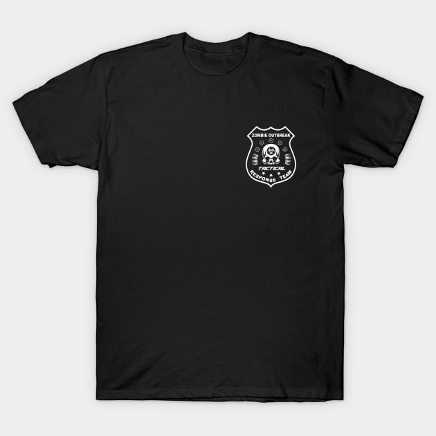 Zombie Outbreak Tactical Response Team T-Shirt by martan